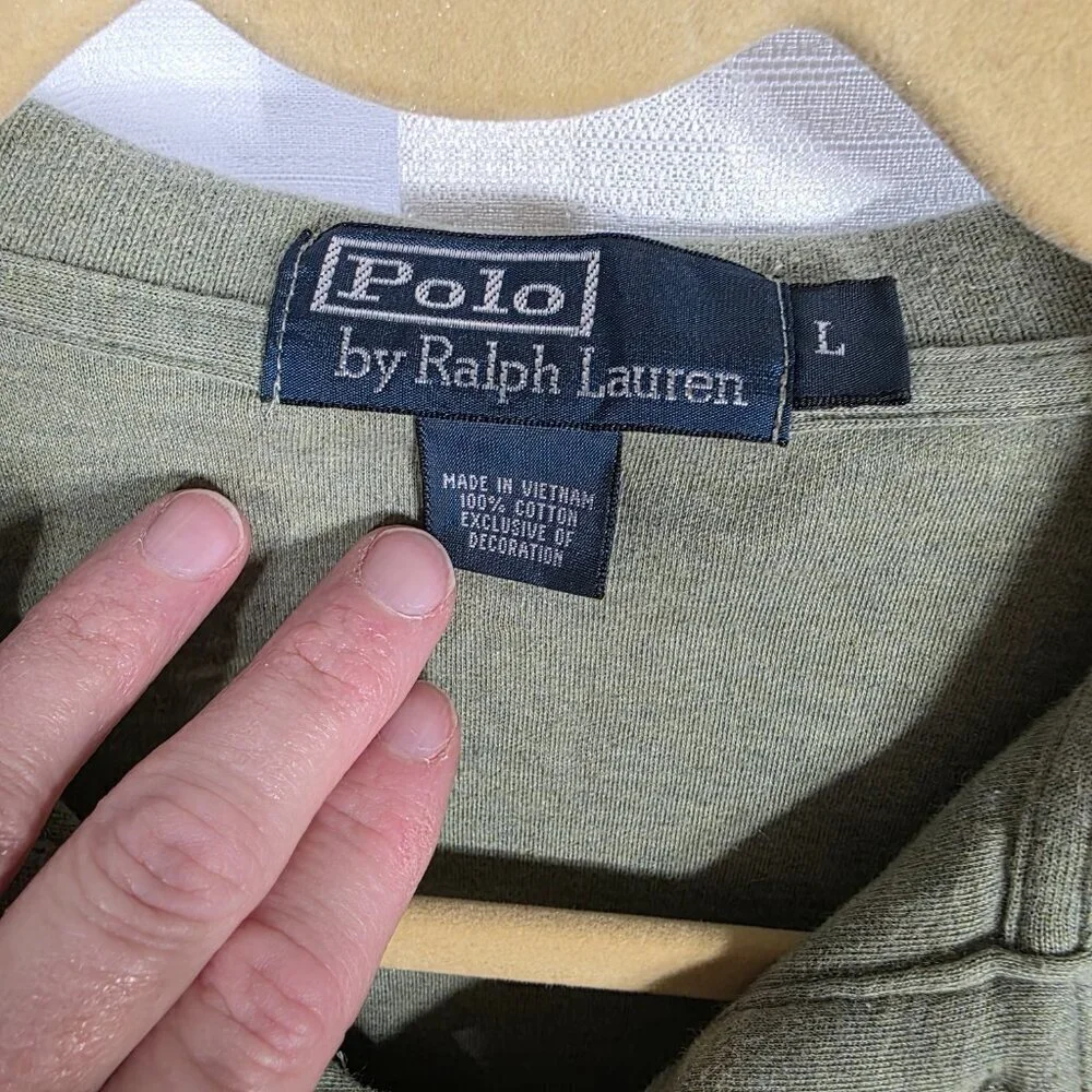 Polo by Ralph Lauren Men's Knit Golf Banded Short Sleeve Shirt Size Large